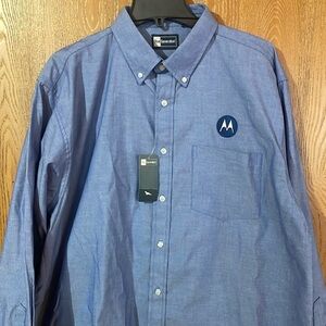 NWT Motorola Corporate Button Down